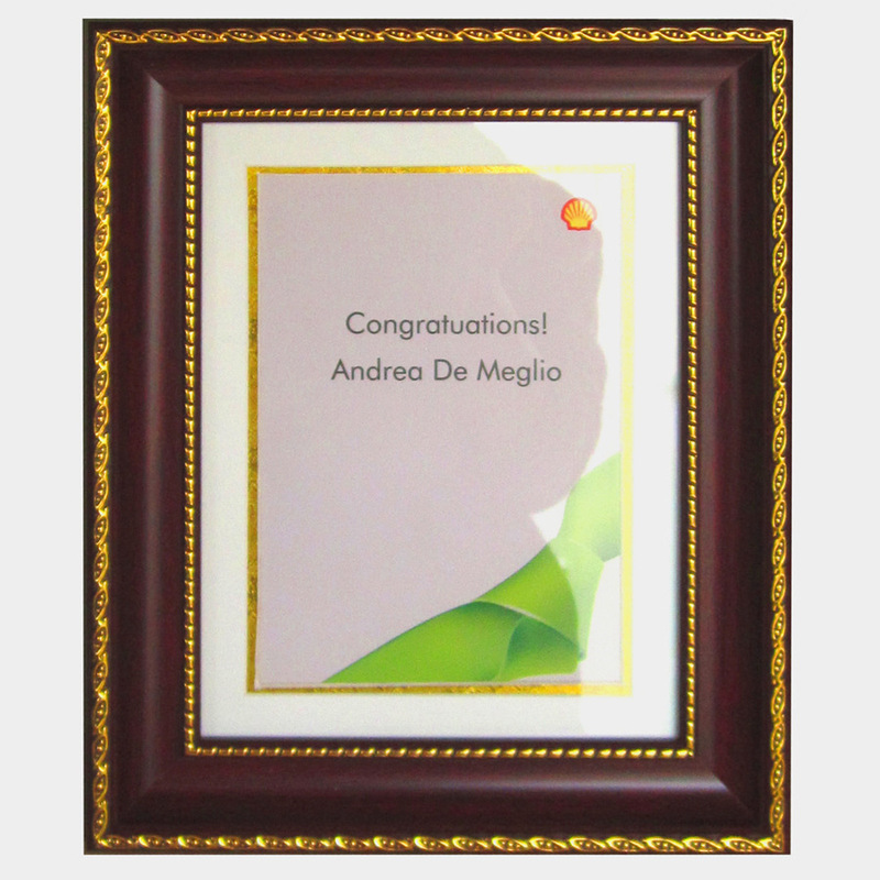 Hongyi a4 certificate photo frame PS foam plastic European and American creative table decoration gift certificate small photo frame picture frame