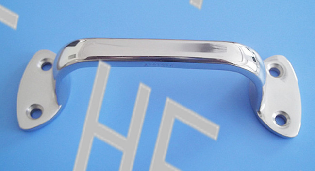 定 制船用不锈钢防浪扶手拉手船用五金配件游艇房车配件抬船把手