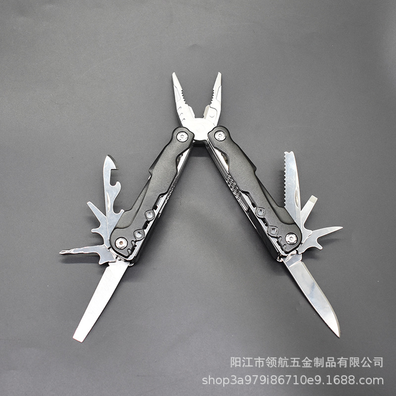 跨境直销多功能不锈钢刀钳户外折叠刀钳家用组合工具户外野营