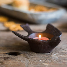 北欧ins创意家用铁艺烛台蜡烛摆件浪漫复古烛光晚餐道具装饰用品