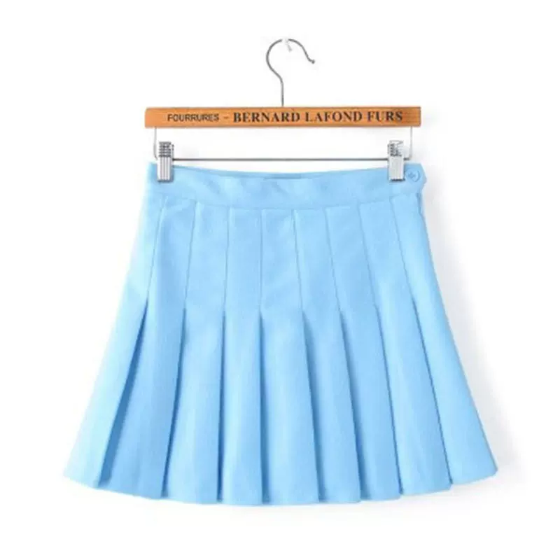 百褶裙 短裙夏高腰学生短款百搭格子显瘦半身裙女春a字防走光裙子