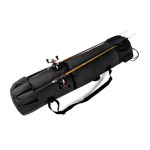 New sea rod fishing rod harness storage bag, outdoor portable fishing bag, single-shoulder large capacity fishing gear bag