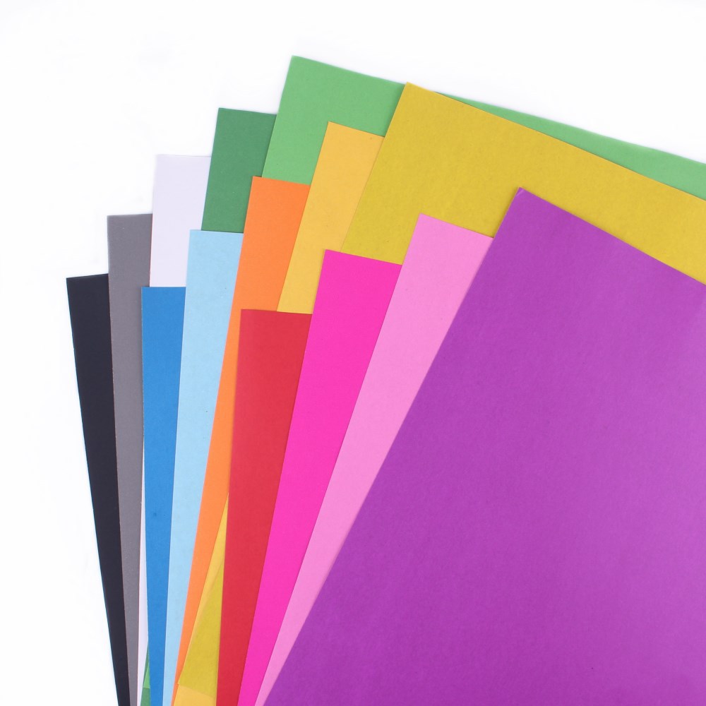 1 grande engrosada 4K cartón duro jardín de infantes color papel hecho a mano origami color DIY grueso hecho a mano cubierta de cartón