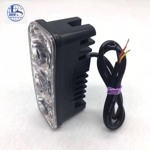 Source Factory Daytime Running Light Car Universal 3LED Light Lens Mesh Light Motorcycle Headlight Explosion Flash Light Warning Light