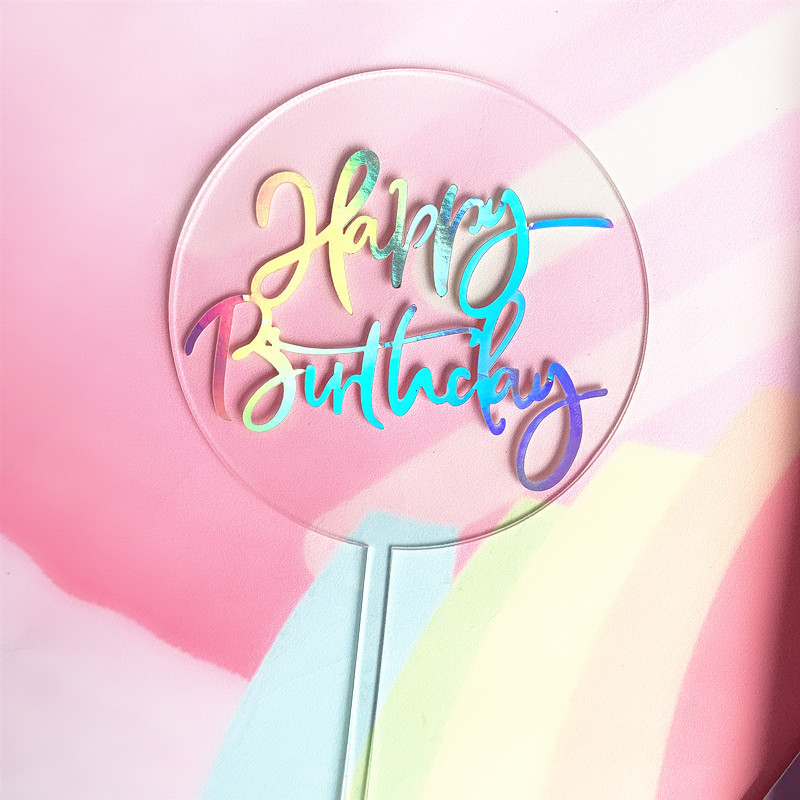 18g Weight Cake Decorating Supplies Event & Party Supplies Birthday Round Letter Arylic Party Cake Decorating Supplies Party Supplies Cake Decorating Supplies