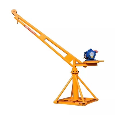 室外吊运机380V微型电动葫芦支架吊粮机装修吊机家用小吊机220V|ms