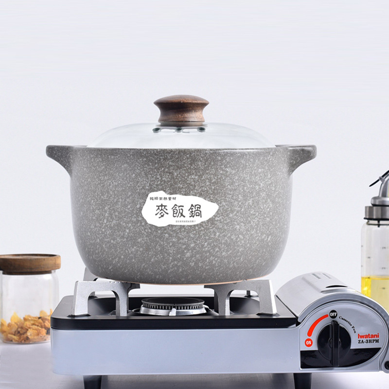 家用耐高溫陶瓷煲養生麥飯石砂鍋煮粥煲湯沙鍋禮品贈品會銷伴手禮