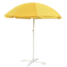 太阳伞 户外遮阳伞摆摊伞沙滩伞广告伞钓鱼伞伸缩雨伞小黄伞1.8米