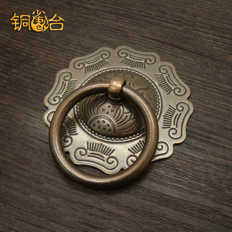 Antique copper bronze ring