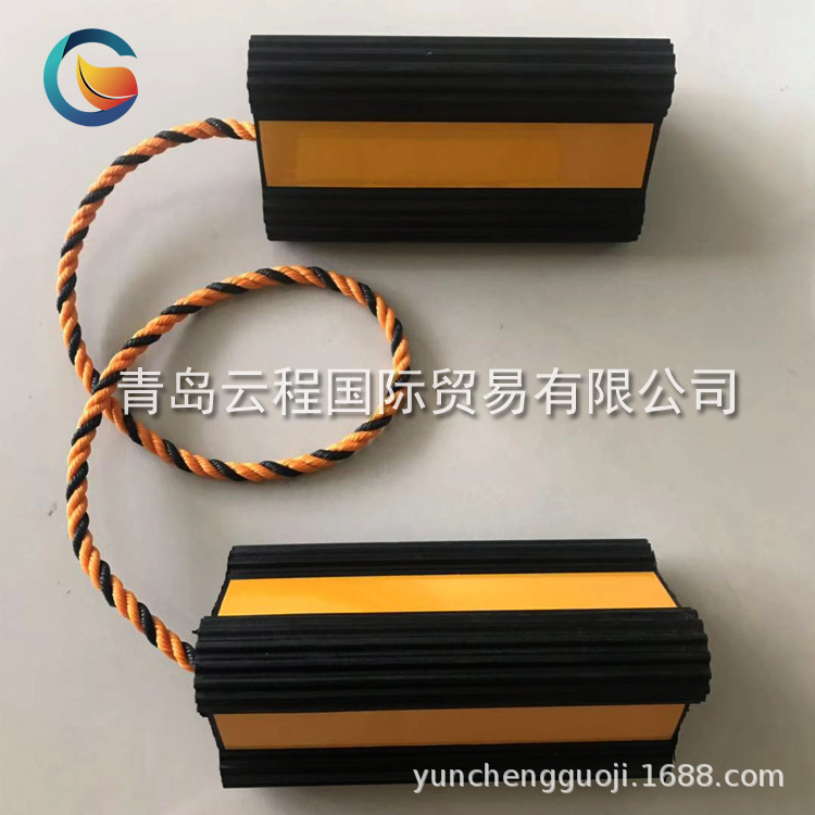 小型飞机教练机专用轮档  飞机止轮块 双轮挡车块 橡胶止轮块