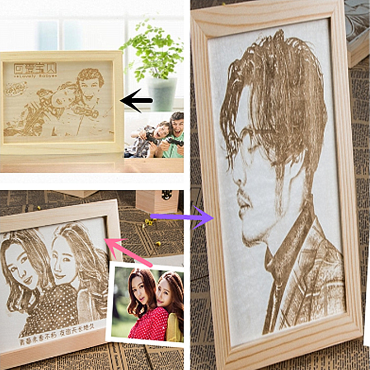 30瓦-CO2激光打标机/木材激光镭雕机/木头激光刻字机/厂家直销