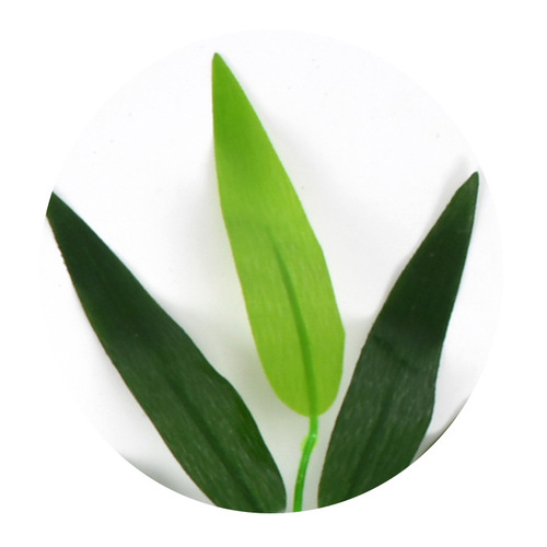 Simulated bamboo branches plastic tree branches bamboo poles garden single branch small bamboo leaves indoor landscaping decoration artificial bamboo