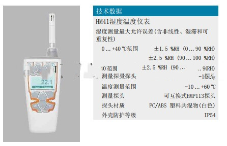 ZXJ供  温湿度手持表 型号:HM41+HM45 库号：M193245空调