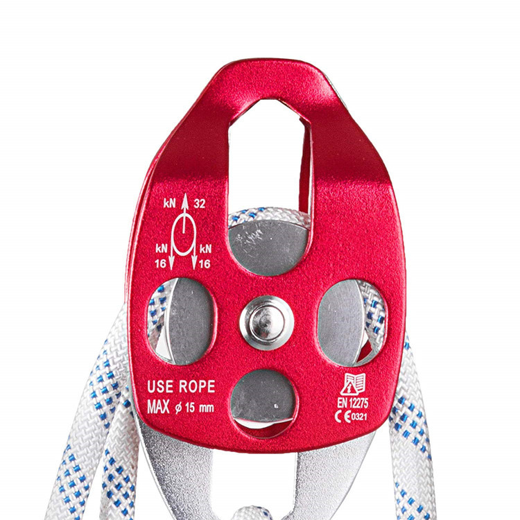 滑轮组合 双滑轮动力组合 攀岩硬件套件 省力上升组合滑轮上升器