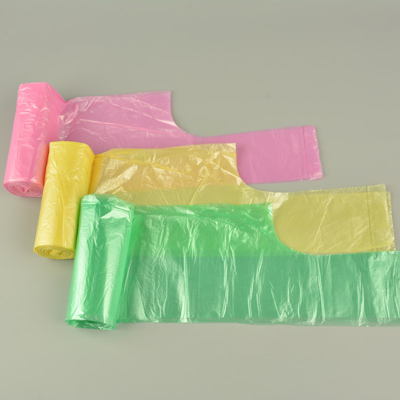 批发手提式垃圾袋加厚加大一次性塑料袋彩色四卷装背心袋包装袋