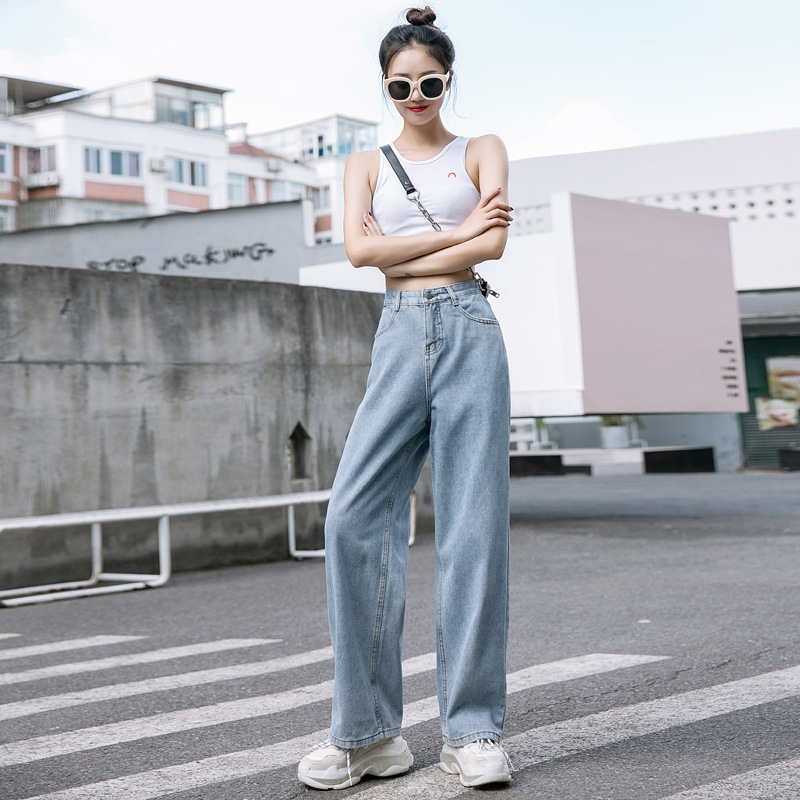 Pantalon léger femme en cow-boy - Ref 3430169 Image 6