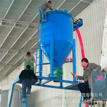 成都石灰石粉气力输送机集装箱散灰气力吸卸机自动库房粉料装车机
