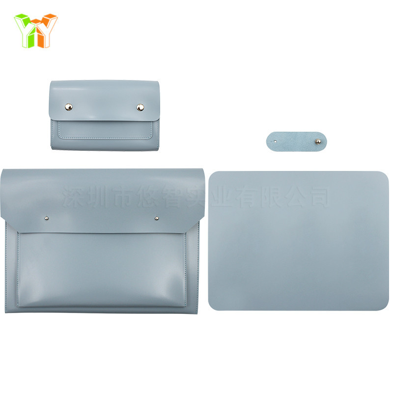Original computer bag four-piece Winder Mouse Pad tablet computer bag power leather case suit