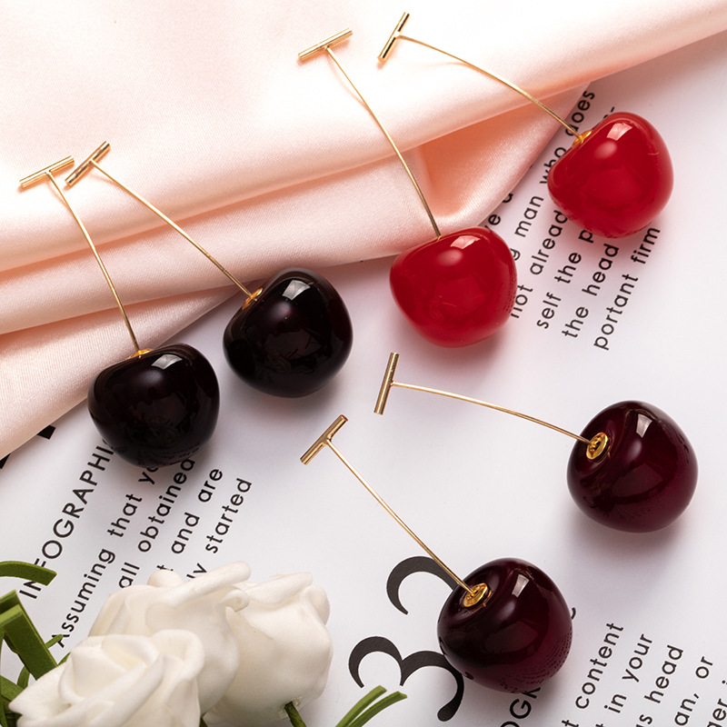 Fashion Berry Cherry Korean Simple Hot-saling Earrings Wholesale display picture 1