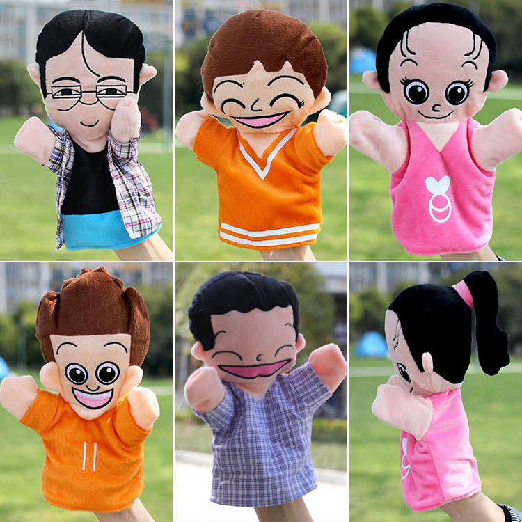 熱賣家有兒女寶寶益智早教手偶卡通玩具布絨手套玩偶批發兒童表演