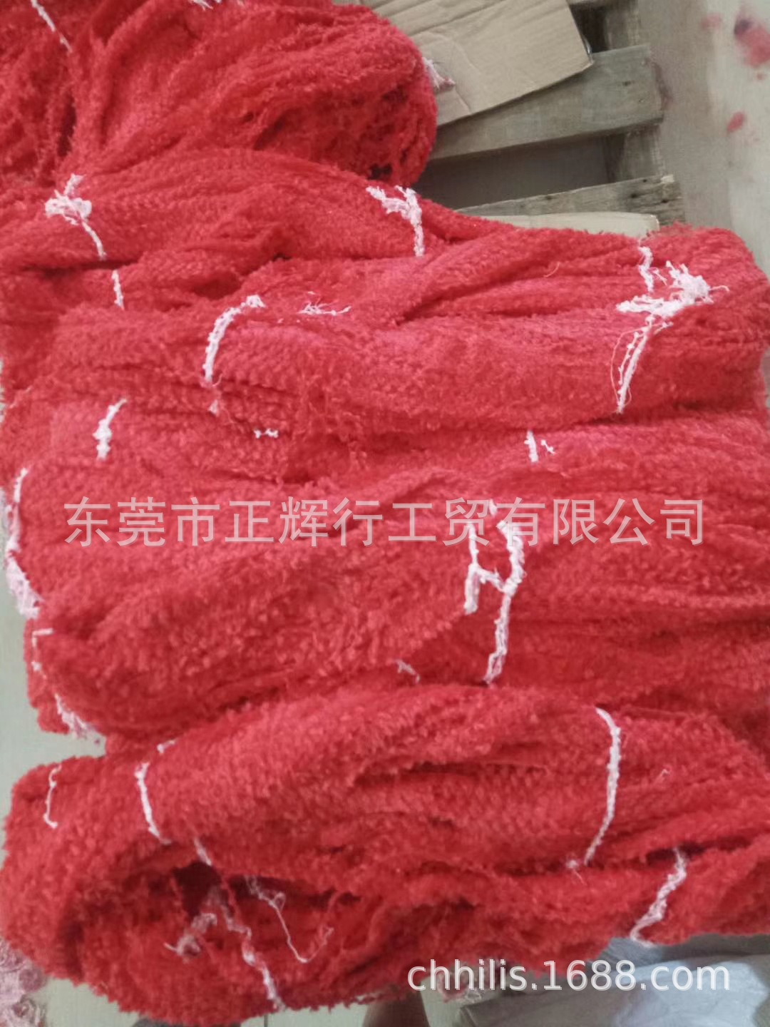 正辉丽丝网红古马也羊毛蝴蝶纱厂家大量现货红色爆款推荐