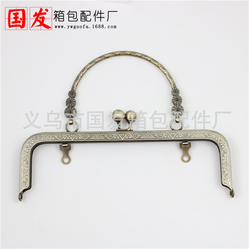 Especial [agujero de tornillo] 20cm relieve cuadrado de tres flores mano oro al por mayor mano oro 3 colores opcionales