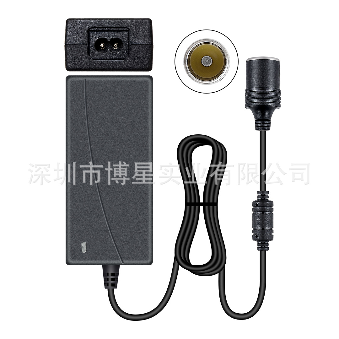 家用220V转DC12V5A充气泵点烟器车载小冰箱吸尘器电源适配器12v5a