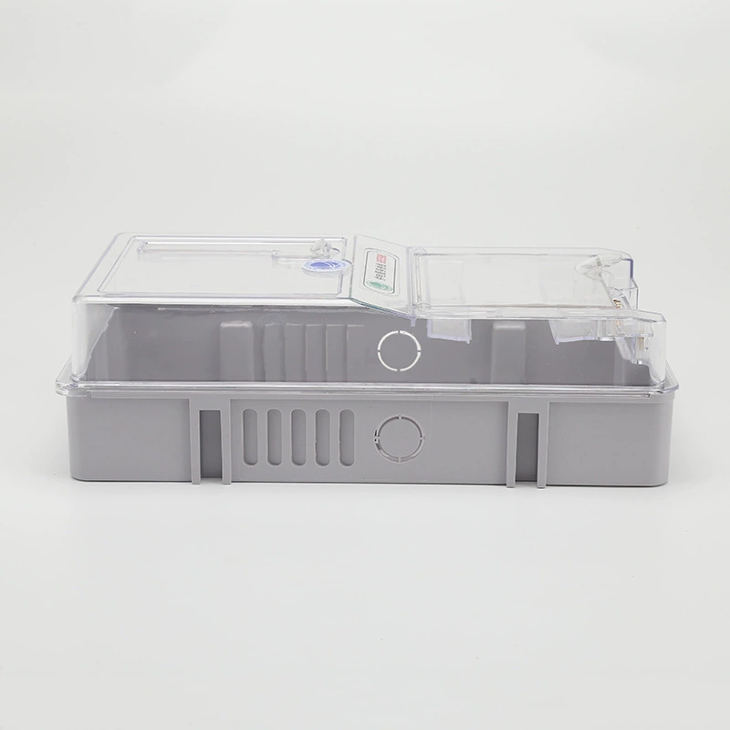 Spot supply electronic single -phase electric meter box transparent plastic meter box combination preparation fee plug -in card meter box