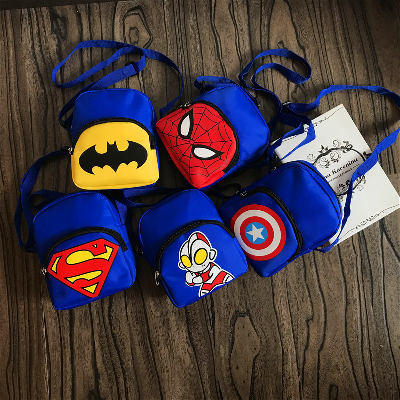 Korean Cartoon Cute Spiderman Diagonal B...