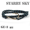 Hot -selling European and American fashion personality retro Viitian Miansai style navy wind fish hook anchor bracelet