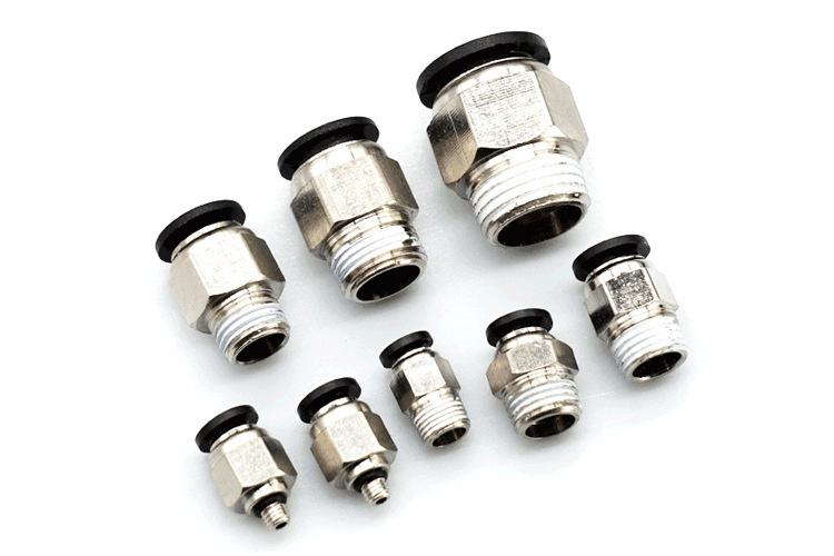 华通气动 304 不锈钢 PC接头 气动接头 PL12-02