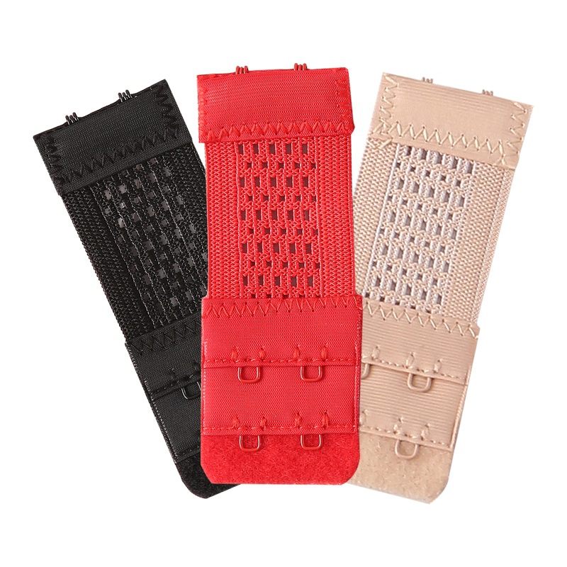 Elastic spray-painted two-row and two-button underwear with extended buckle, bra with extended buckle on the back, additional row of buttons, hook buckle bra for women