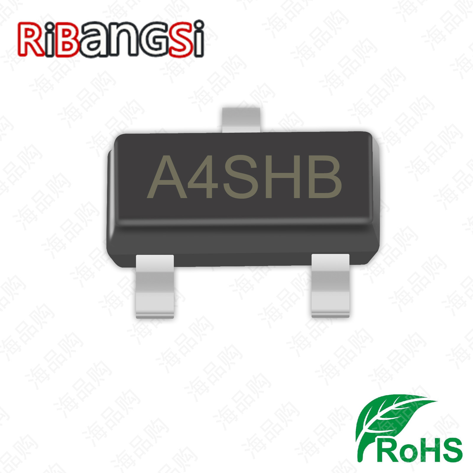 廠家直銷SI2304 MOS場效應管電流2.8A絲印A4SHB SOT-23貼片三極管