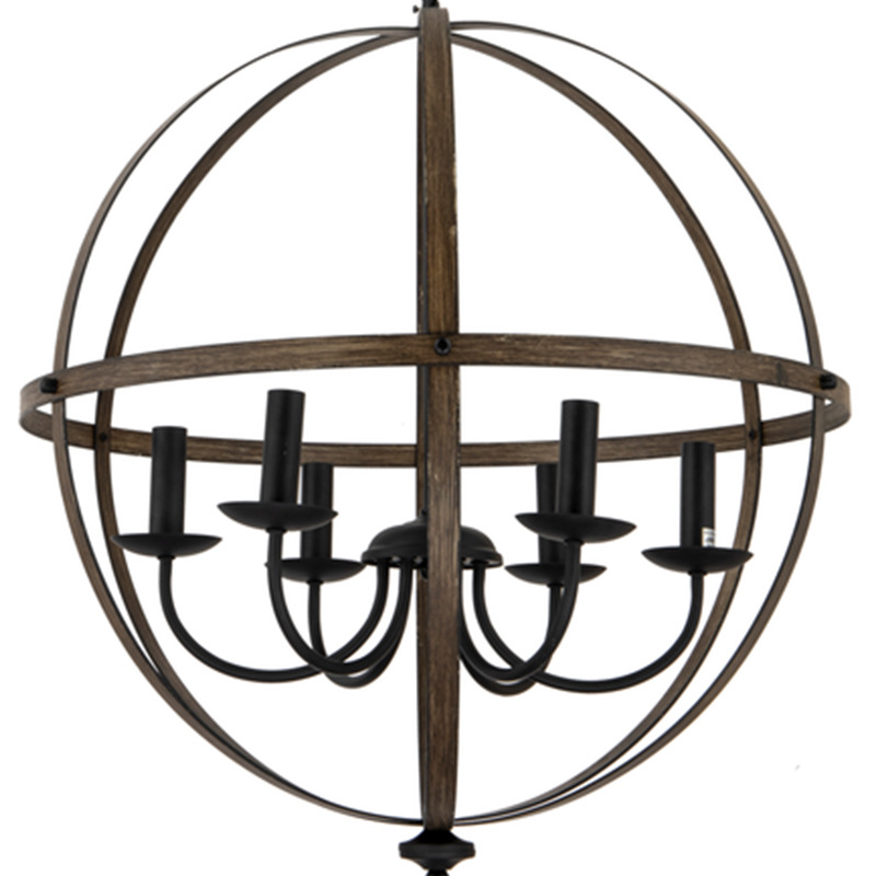 客厅吊灯简约现代大气家用吊灯创意个性餐厅铁艺地球仪吊灯