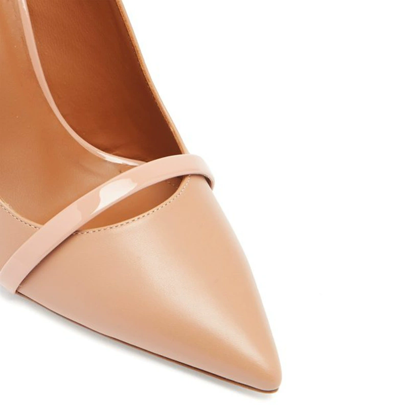 Новая европейская и американская женская обнаженная pointed pointed роскошная dew и иностранная торговля большой размер высокие каблуки Mueller Drags EBAY AliExpress