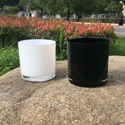 Mechanism Glass Straight vase Paint circular Glass Crafts ornaments Florist Floral organ Manufactor wholesale