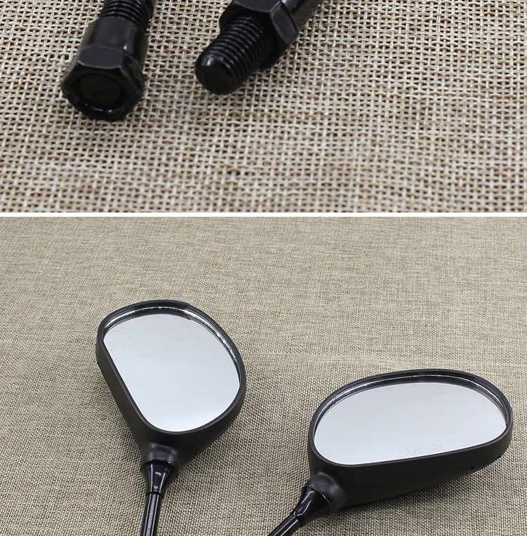 Motorcycle Convex Rearview Mirror Electric Vehicle Accessories Qiaoge 100 Fuxi Huajia Liying Reversing Mirror 8-Wire Reflector