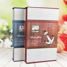 6寸300张 盒装相册 插页式 插袋 螺丝装订 儿童 居家 情侣相册