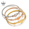 Retro steel wire, bracelet stainless steel, European style, three colors