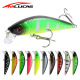 Shallow Diving Minnow Lures Sinking Minnow Baits Fresh Water Bass Swimbait Tackle Gear