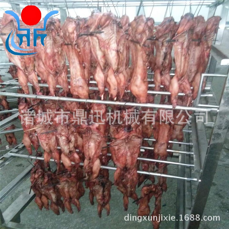 厂家生产500型全自动红肠蒸煮烘干箱四川烤鸭烟熏箱香肠高效