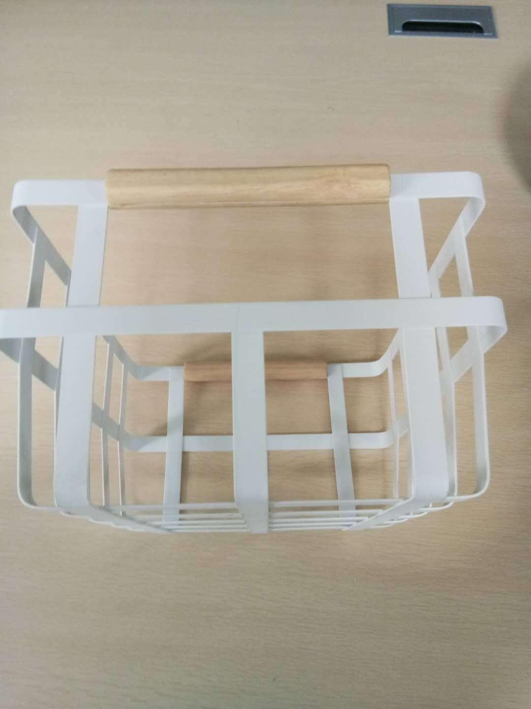 일본식 철 짠 저장 바구니 과일 책 데스크탑 바구니 저장 바구니 홈 식료품 저장 바구니