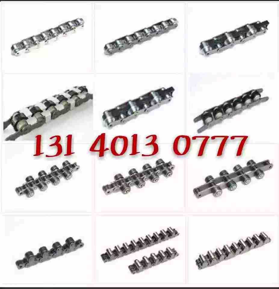 不锈钢侧滚轮链条16a顶置滚轮链条工业机械链条顶置滚轮链输送链