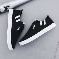 2021 new men's shoes casual versatile white shoes students breathable canvas shoes non-slip wear-resistant men's sneakers