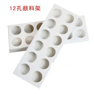 Baking glue painting pigment small bottle pigment special hole rack small bottle sand painting sand special hole rack 12 hole plastic rack Baking glue painting pigment small bottle pigment special hole rack small bottle sand painting sand special hole rack 12 hole plastic rack