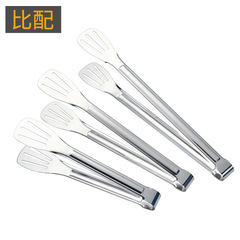 Stainless steel kitchen food tongs, bread buffet tongs, baking tools deli tongs dropshipping
