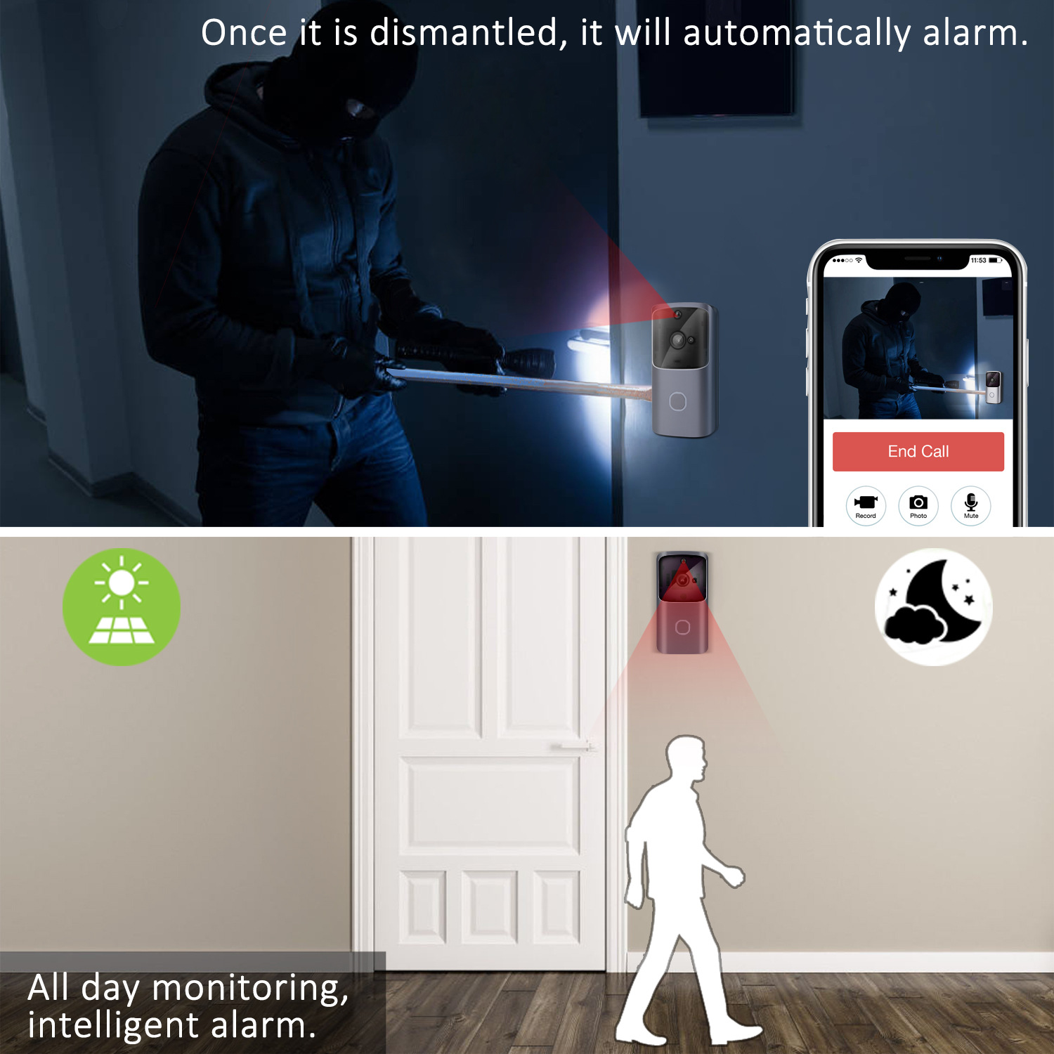 Smart WiFi Visual Doorbell