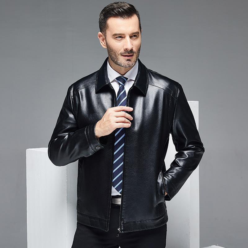 Veste en cuir homme - Ref 3443727 Image 3