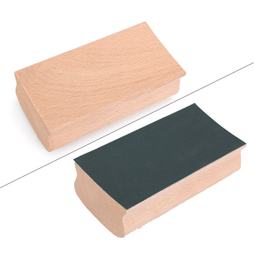 Neck fretboard fret leveling arc polishing block electric guitar classical guitar electric bass + 2 sandpaper