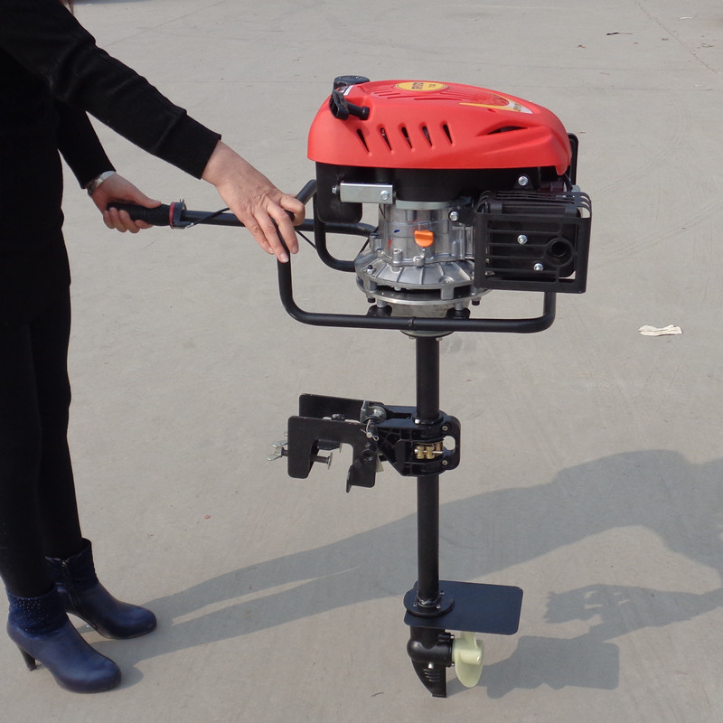 四冲程风冷船挂机船马达 渔船船挂机螺旋桨价格